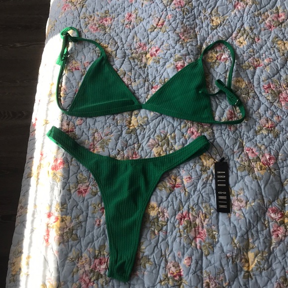 NWT Arlo Swim Green bikini - Picture 1 of 1